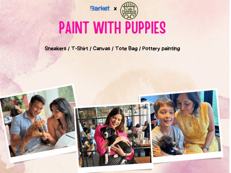 Paint with Puppies | Cafe Hawkers, CP
