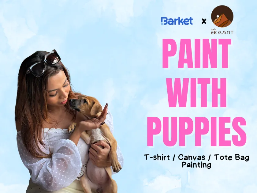 Paint with Puppies – Cafe Ekaant, Pune