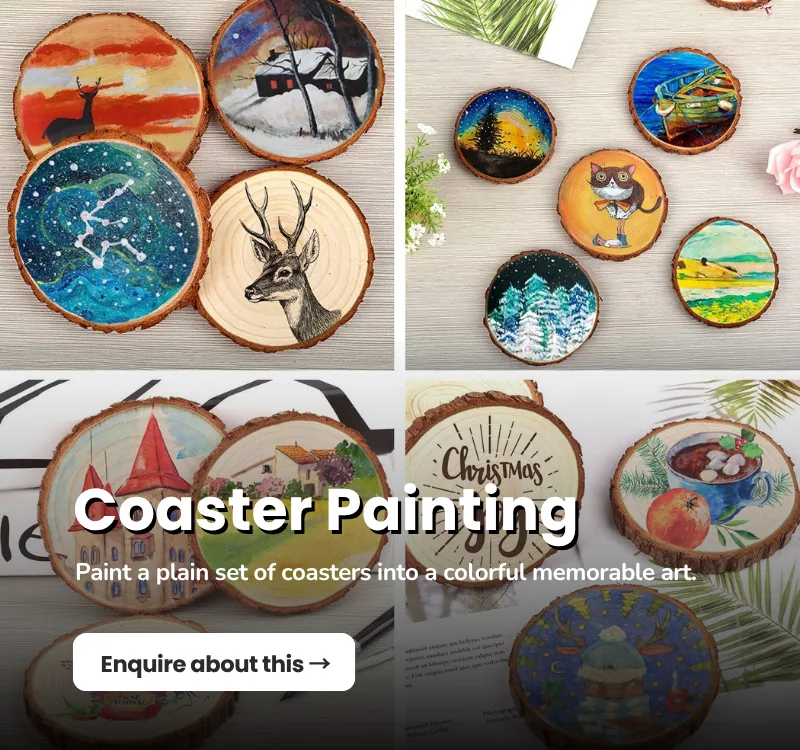 Coaster Painting